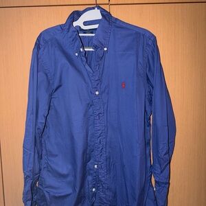 Ralph Lauren Royal Blue Button-Up Shirt